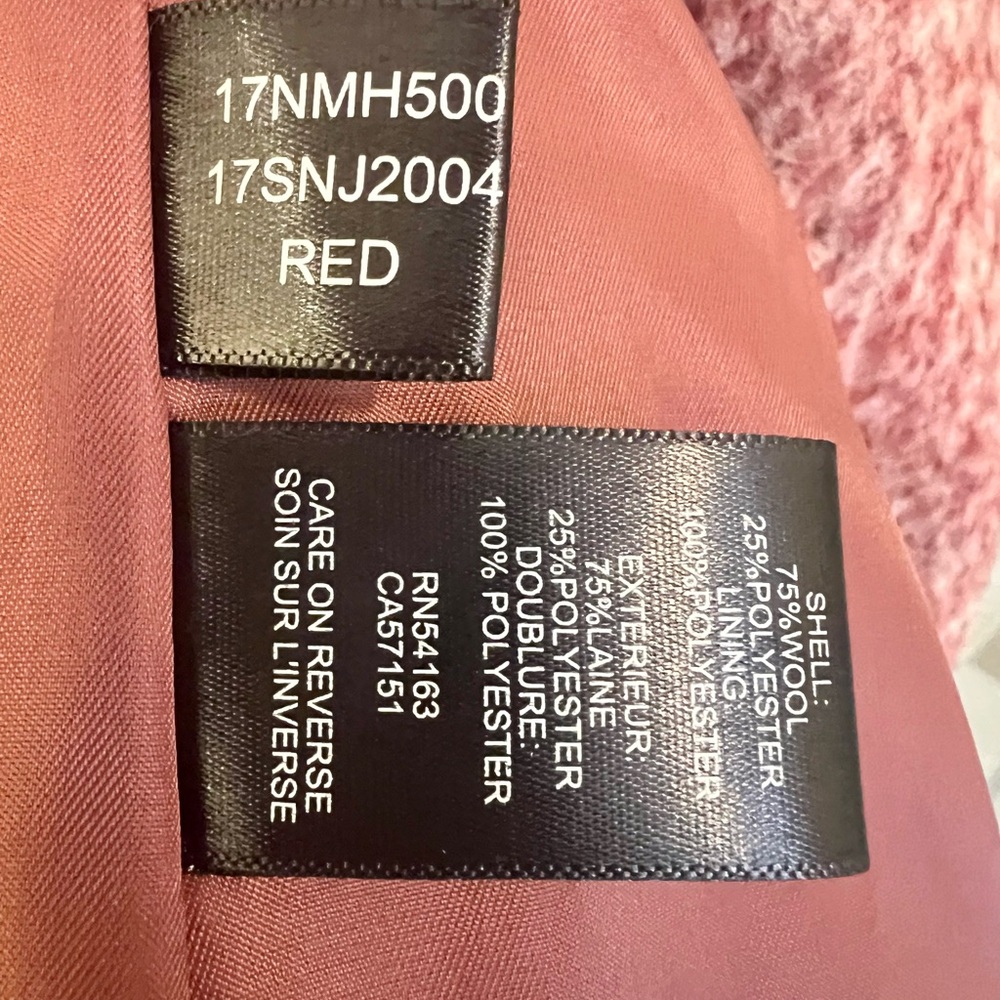 KENNETH COLE - Wool jacket
Pink
XS - Picture 6 of 6